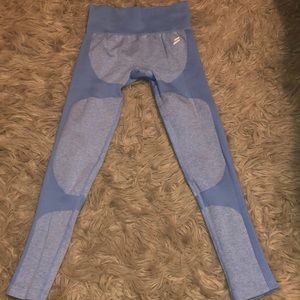 Two tone blue do you even legging